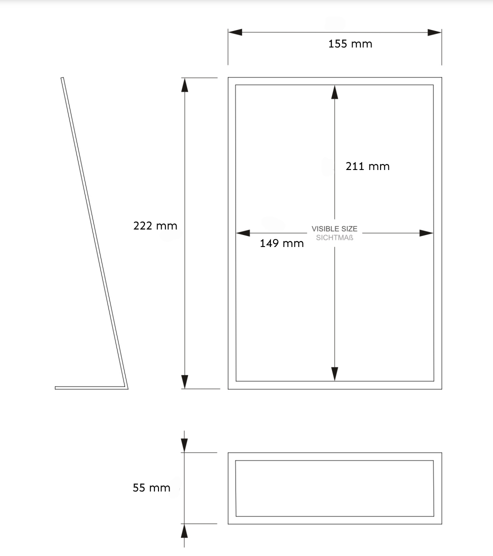 porta menus A5